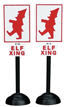 Elf Crossing Signs